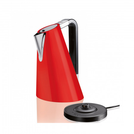 Electric Kettle - colour Red - finish Plain