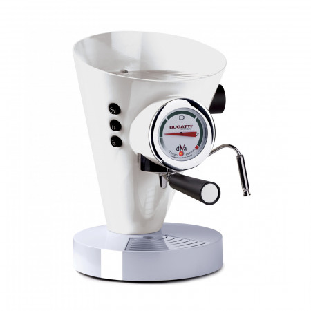 Espresso coffee machine - colour White - finish Plain