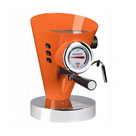Espresso coffee machine - colour Orange - finish Plain
