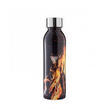 B Bottles TWIN 500 ml - colour Four Elements: FIRE - finish Decorated