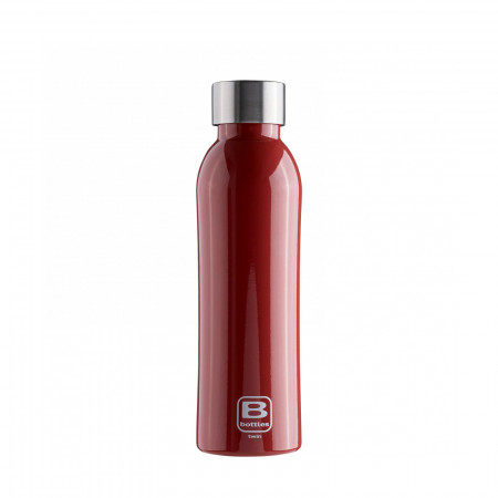 B Bottles TWIN 500 ml - colore Rosso Marsala - finitura Tinta unita