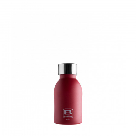 B Bottles TWIN 250 ml - colour Ruby - finish Sandblasted