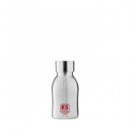 B Bottles TWIN 250 ml - colore Acciaio - finitura Satinato