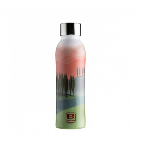 B Bottles TWIN 500 ml - colore Tuscany - finitura Decorato