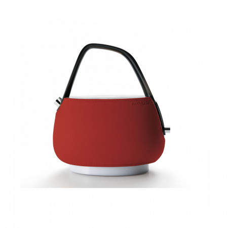 Electronic Kettle - colour Red - finish Leather