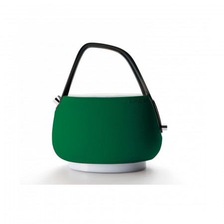 Electronic Kettle - colour Green - finish Leather