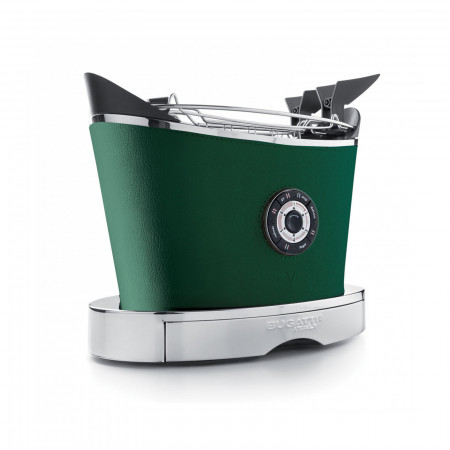 Toaster - colour Green - finish Leather