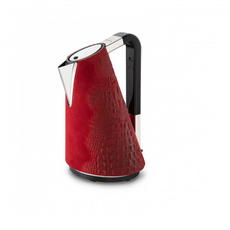 Vera Easy Kettle - colour Red - finish Leather