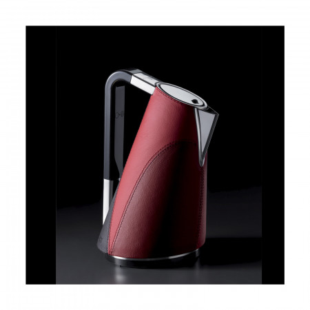 Electronic Kettle - colour Red - finish Patchwork