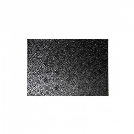 Table cloth - colour Black - finish Dévoré
