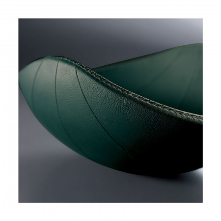 Centrepiece - colour Green - finish Leather