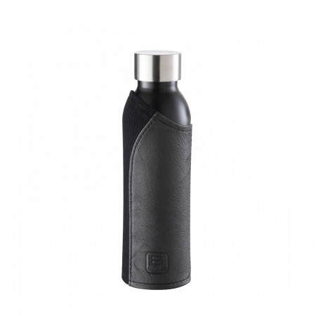 B Bottles Cover - colour Grey - finish Leather