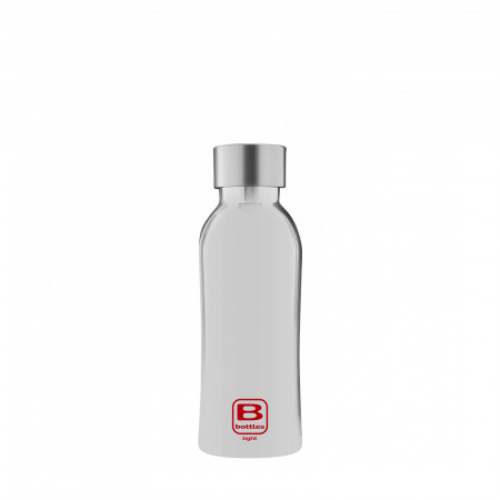 B Bottles LIGHT 530 ml - colour Silver - finish Plain