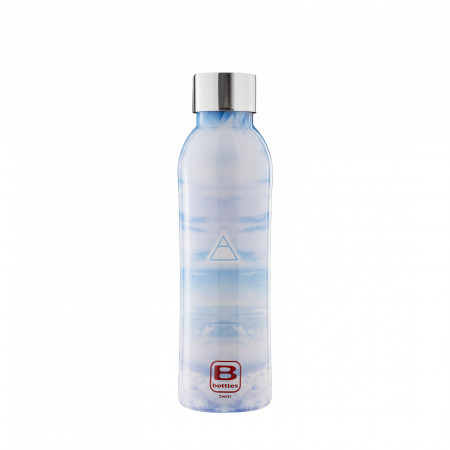 B Bottles TWIN 500 ml - colore Four Elements: ARIA - finitura Decorato