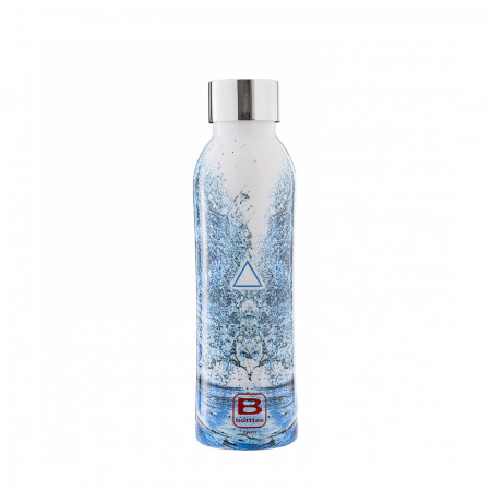B Bottles TWIN 500 ml - colour Four Elements: WATER - finish Decorated