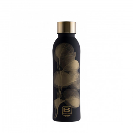 B Bottles TWIN 500 ml - colour Leaves Gold - finish Decorated