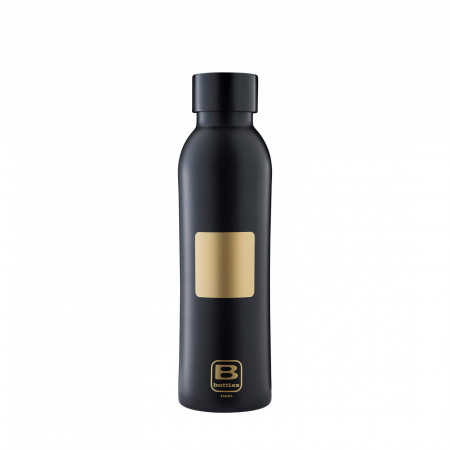 B Bottles TWIN 500 ml - colour Square Gold - finish Decorated