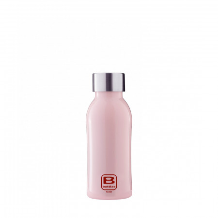 B Bottles TWIN 350 ml - colour Pink - finish Plain