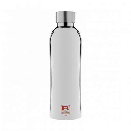B Bottles TWIN 800 ml - colour Silver - finish Plain