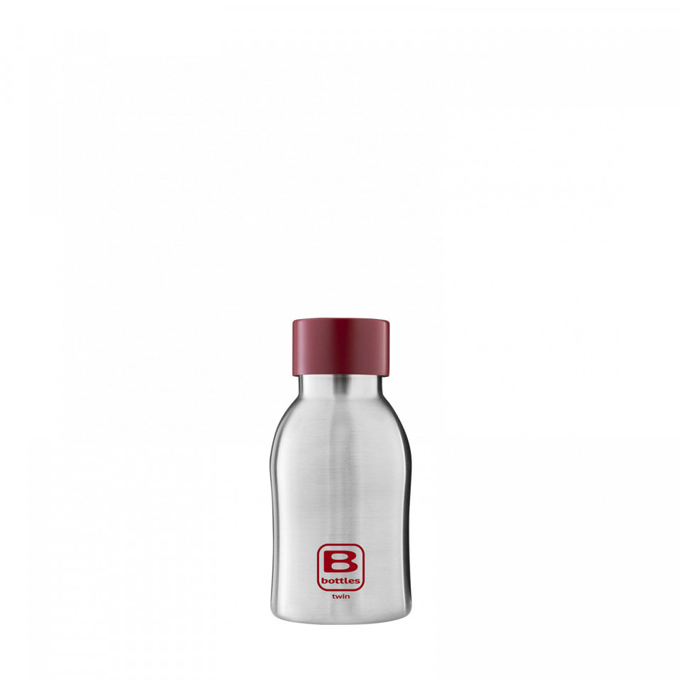 Steel & Red - B Bottles TWIN 250 ml
