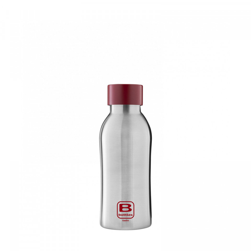 Steel & Red - B Bottles TWIN 350 ml