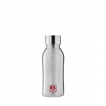 B Bottles TWIN 350 ml - colour Steel - finish Glazed