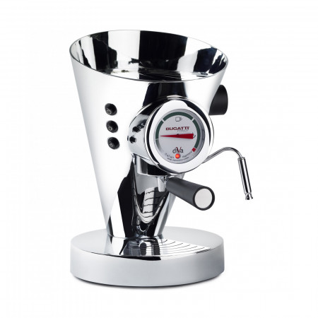 Espresso coffee machine - colour Chromed - finish Plain