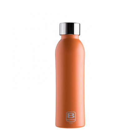 B Bottles TWIN 500 ml - colore Arancio - finitura Sabbiato