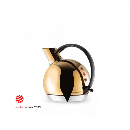 Electric Kettle - colour Gold - finish PVD Finishing