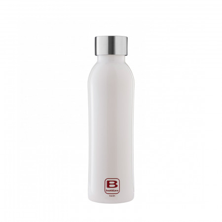B Bottles TWIN 500 ml - colore Bianco - finitura Tinta unita