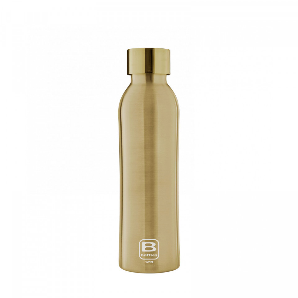 Yellow Gold Brushed - B Bottles TWIN 500 ml