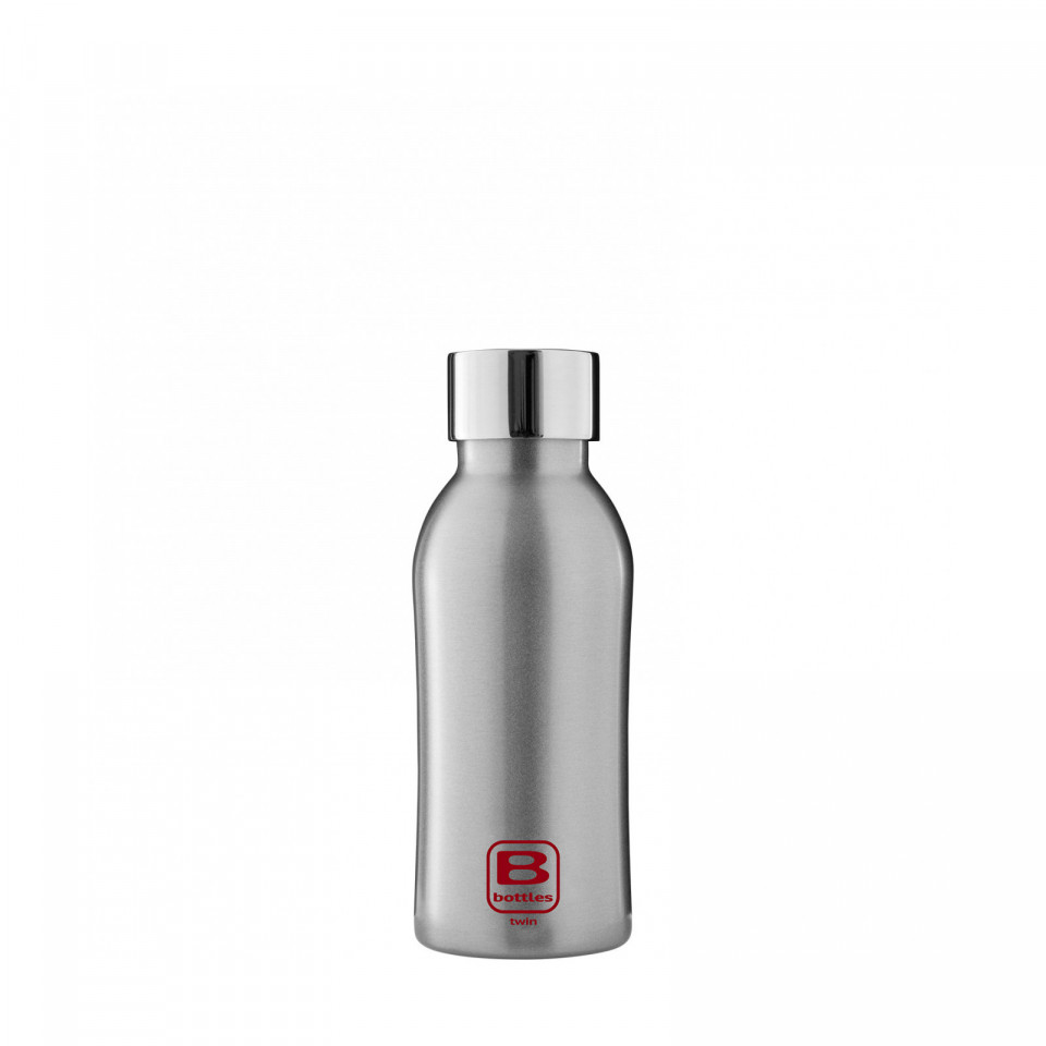 Silver Brushed - B Bottles TWIN 350 ml