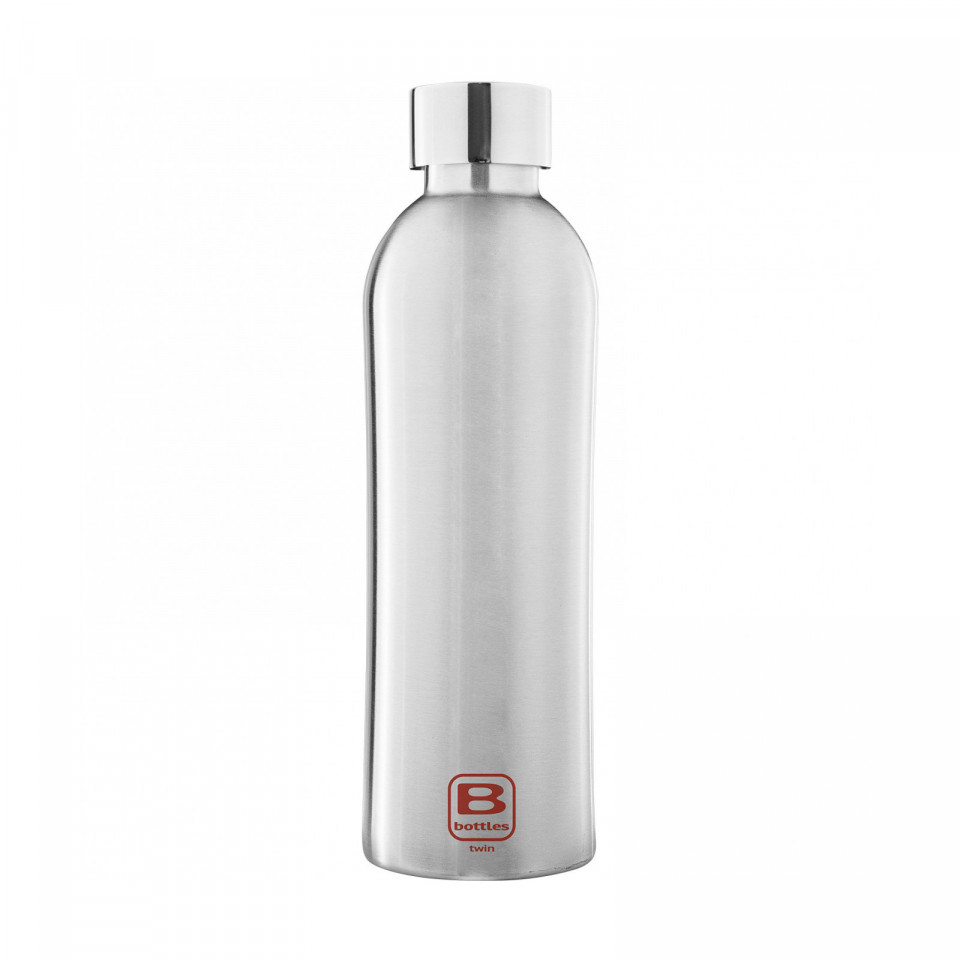 Steel Brushed - B Bottles TWIN 800 ml