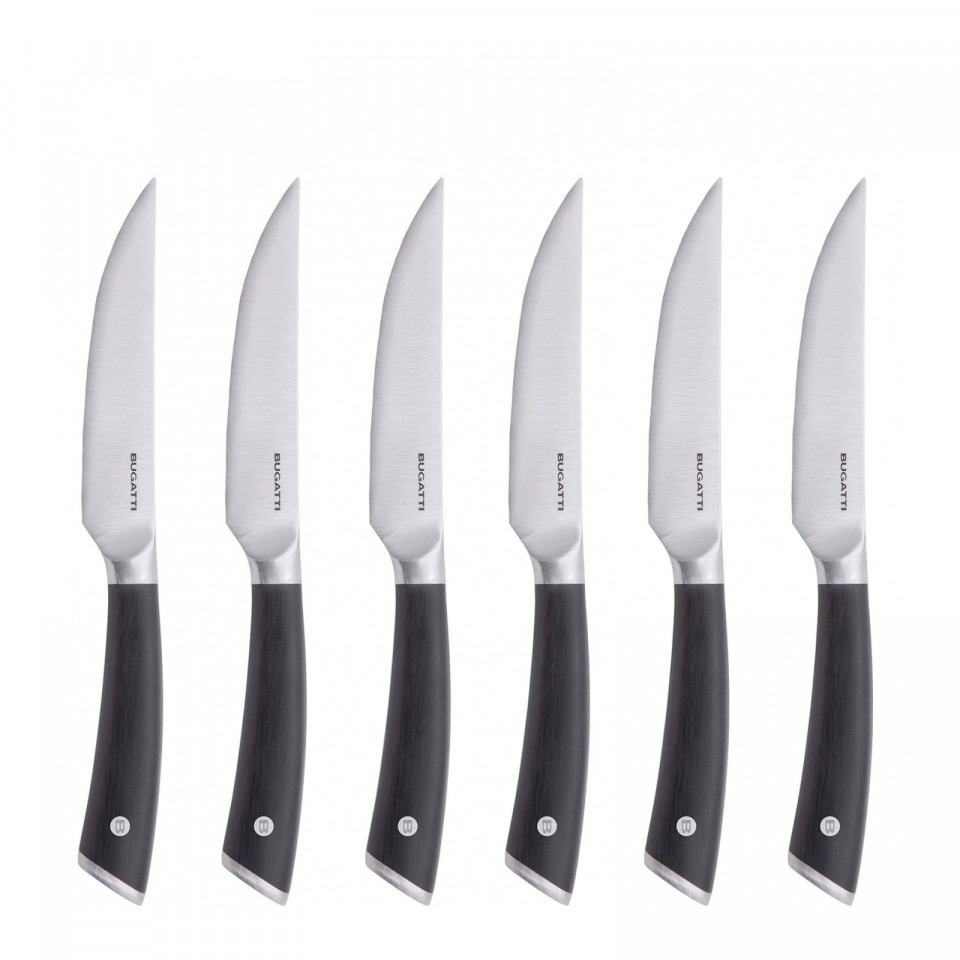 Auberge - 4-pieces steak knives with serrated blade Set in Gift box.